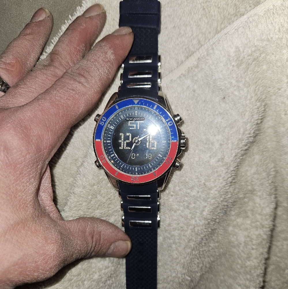 Mens Rocawear Digital Dive Watch